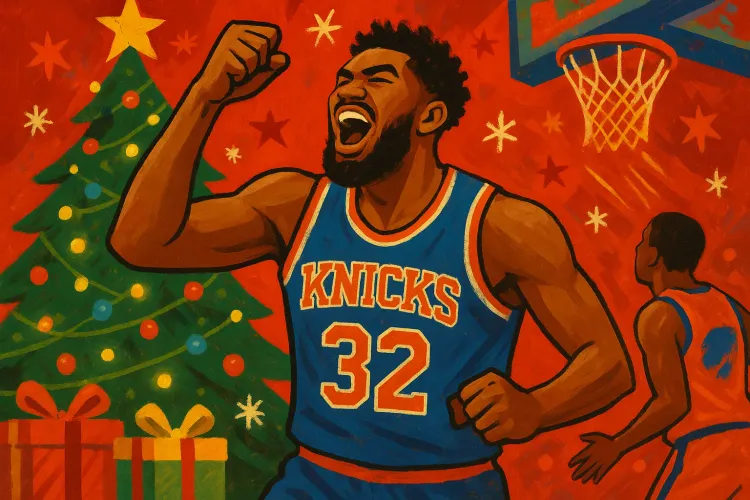 New York Knicks Edge Cavaliers as Karl-Anthony Towns Celebrates Engagement on Christmas
