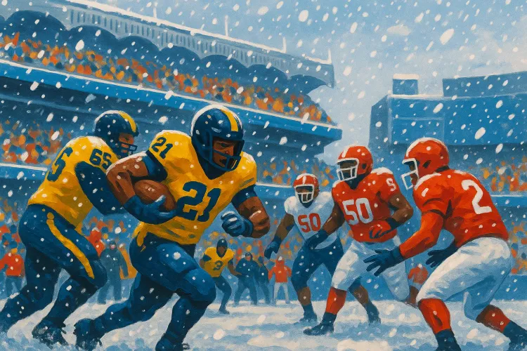 Winter Storm Sets the Scene for the Pinstripe Bowl at Yankee Stadium