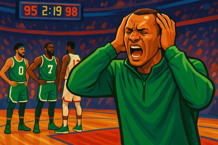 Celtics Coach Mazzulla Fumes Over Controversial No-Call Loss
