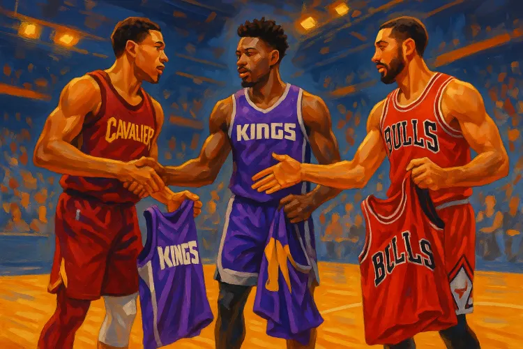 Cavaliers, Kings, and Bulls Engage in Strategic Three-Team Trade