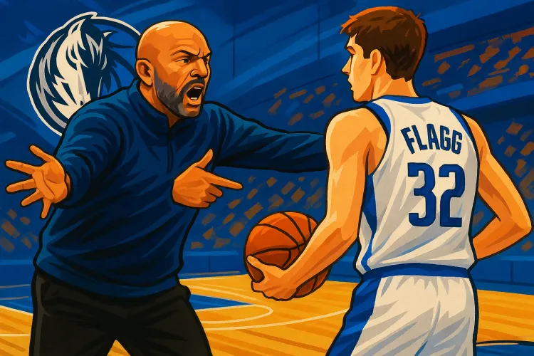 Kidd Stands Firm on Rookie Flagg as Mavericks Face Criticism