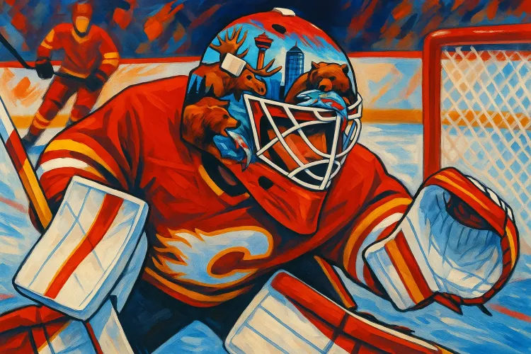 Logan Thompson's Patriotic Helmet Design for 2026 Olympics