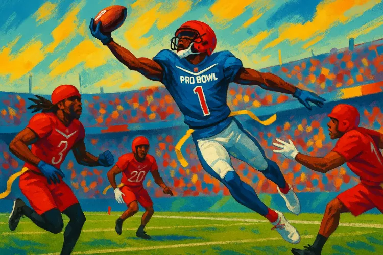 Ja'Marr Chase Shines with Epic Interception at Pro Bowl Showdown