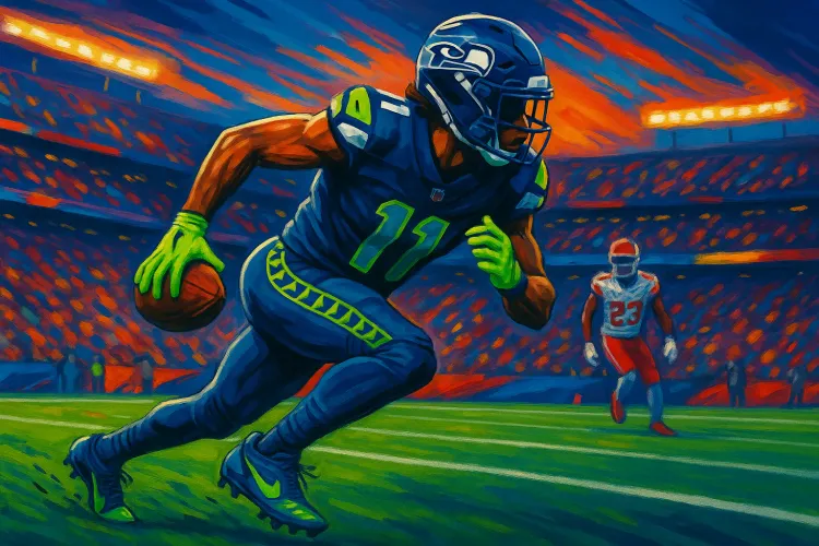 Seahawks Jaxon Smith-Njigba Debuts Custom Cleats for Super Bowl