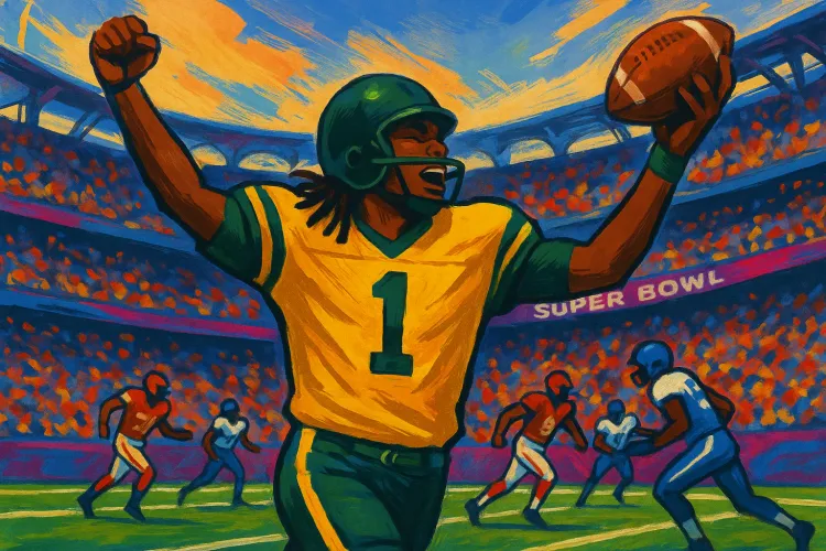 Mack Hollins Dons Mike Vrabel's High School Jersey Before Super