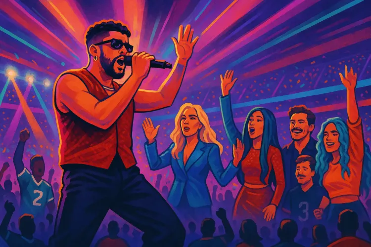 Bad Bunny Headlines Unforgettable Super Bowl LVX Halftime Show