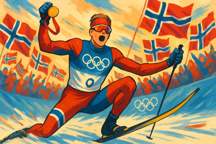 Klaebo Ties Olympic Record Amid Norwegian Medal Surge