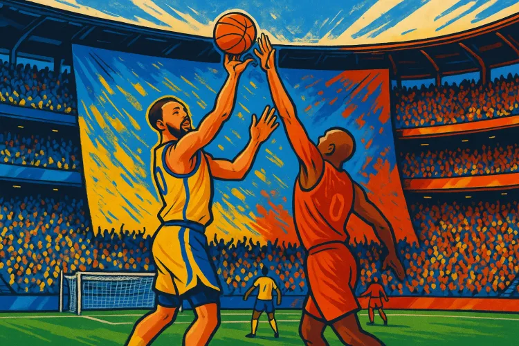 Al Hilal Fans Honor Stephen Curry with Tifo Ahead of Draw