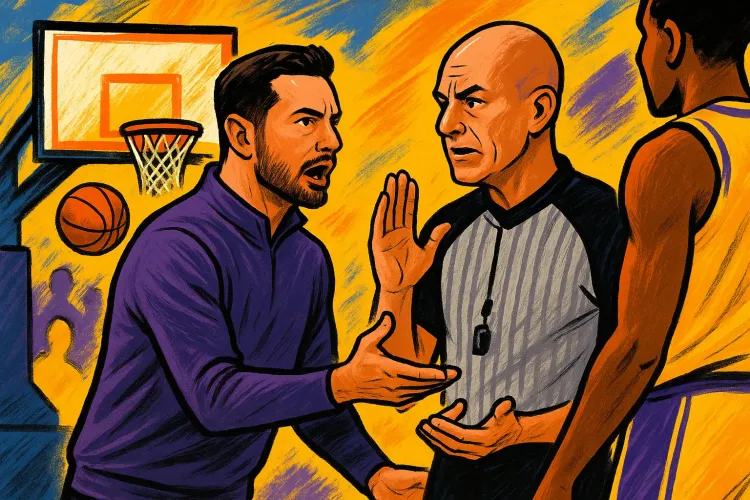Lakers Coach JJ Redick Explains Controversial Non-Call vs.