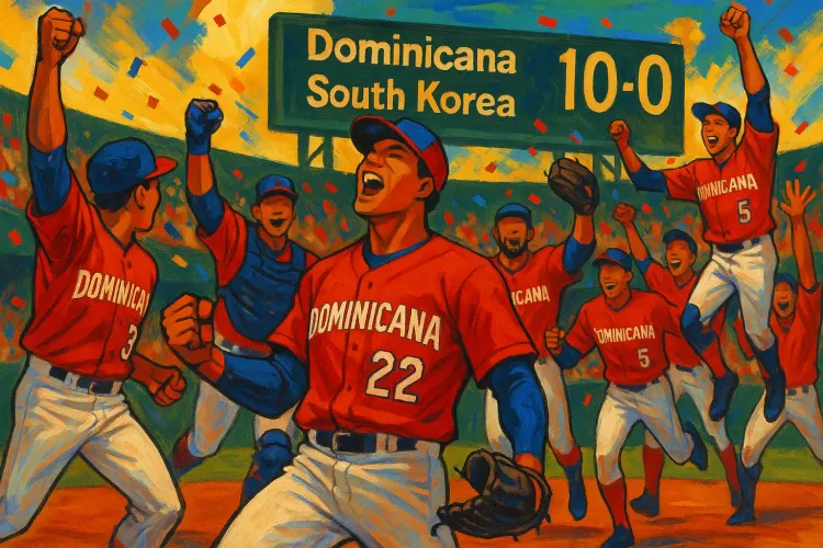 Dominican Republic Shuts Out South Korea 10-0 in Dominating