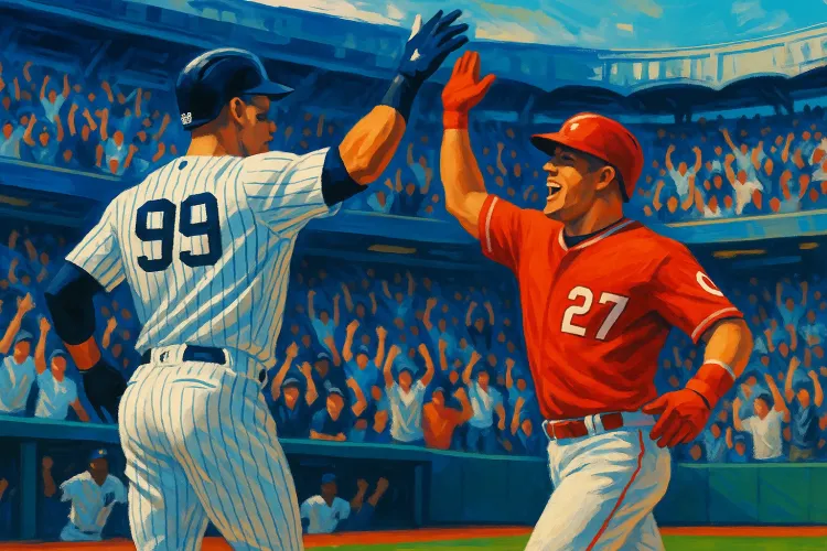 Judge and Trout Shine in Yankees' Thrilling Win over Angels