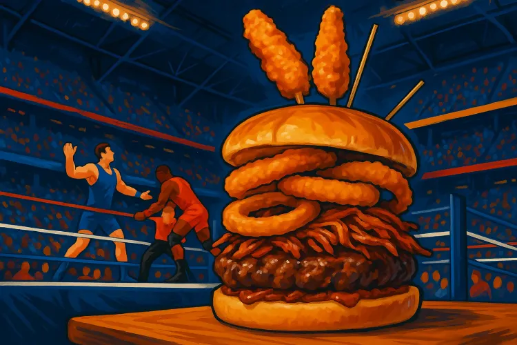 WrestleMania 42 Unveils Exclusive 3 Count Burger at Allegiant