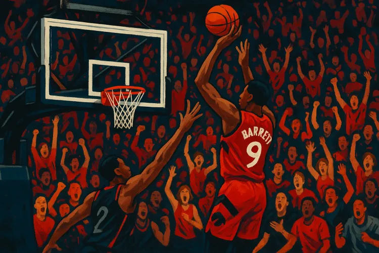 RJ Barrett's Clutch Three-Pointer Sends Raptors to Game 7