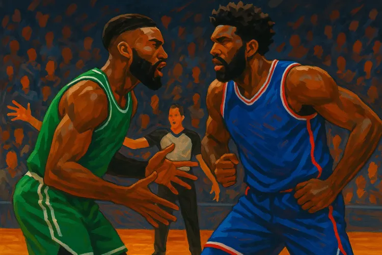 Jaylen Brown Slams Joel Embiid for Flopping After Playoff Loss