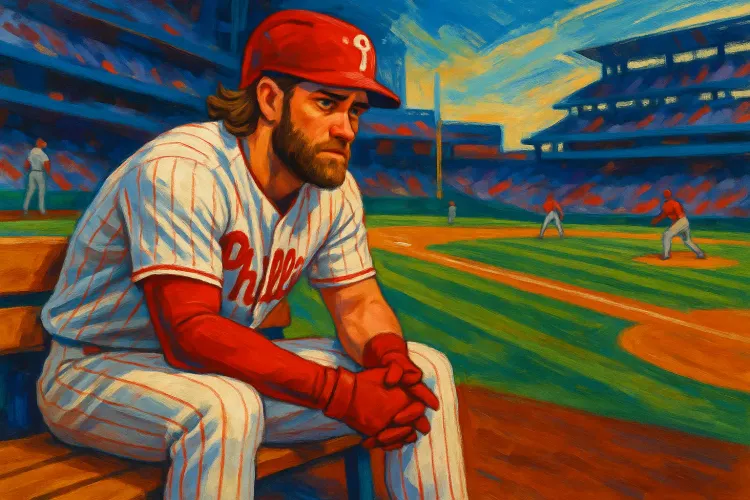 Bryce Harper Exits Game with Migraine, Phillies Face New