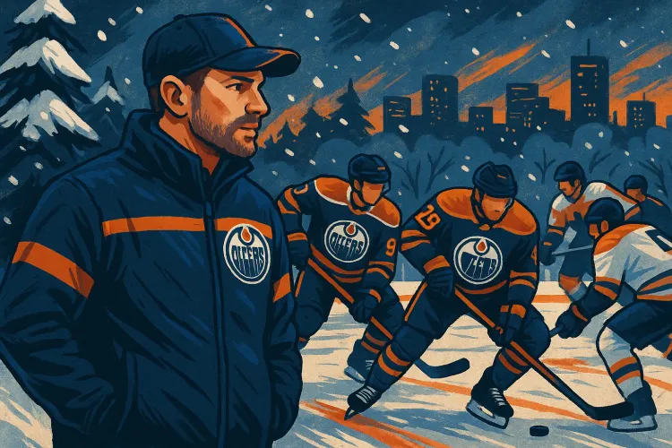 Oilers Part Ways with Coach Kris Knoblauch After Playoff Defeat