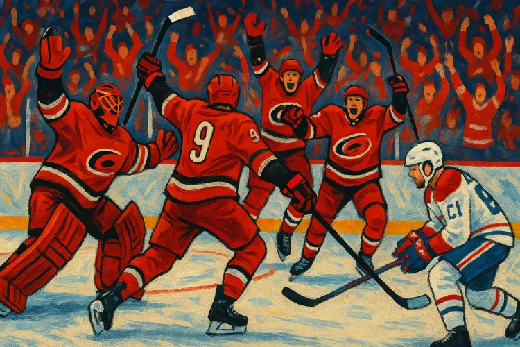 Hurricanes Prevail Over Canadiens 3-2 in Overtime Thriller