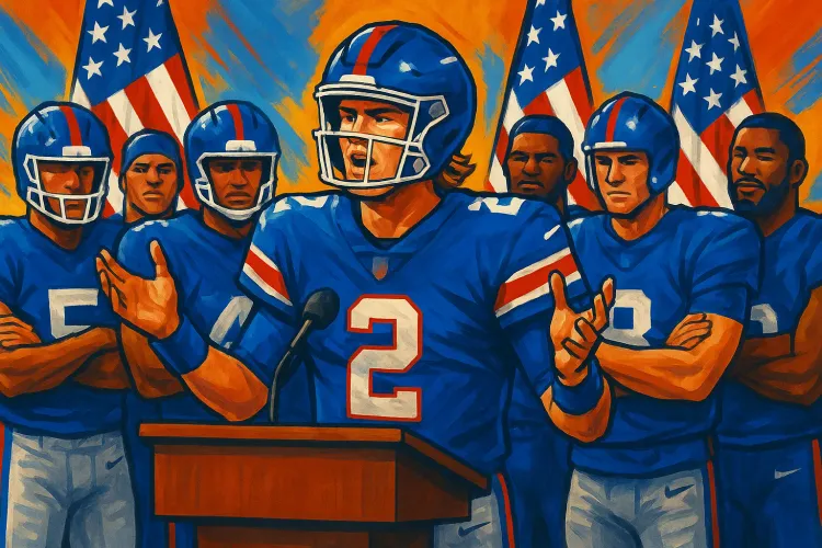 Giants QB Jaxson Dart Addresses Trump Introduction at OTAs