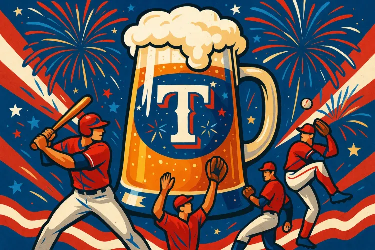 Texas Rangers Set Guinness World Record for Largest Beer Stein