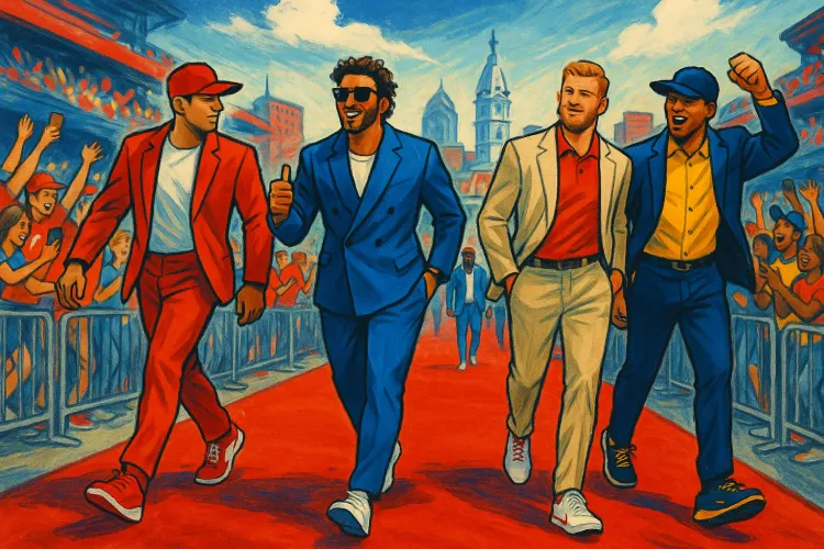 MLB All-Stars Bring Style to Philadelphia Red Carpet Event