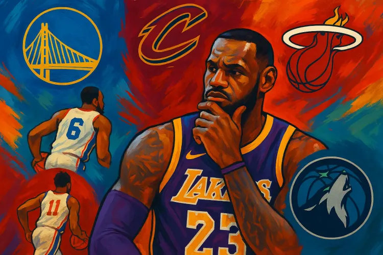 LeBron James Eyeing Five Teams as Free Agency Heats Up