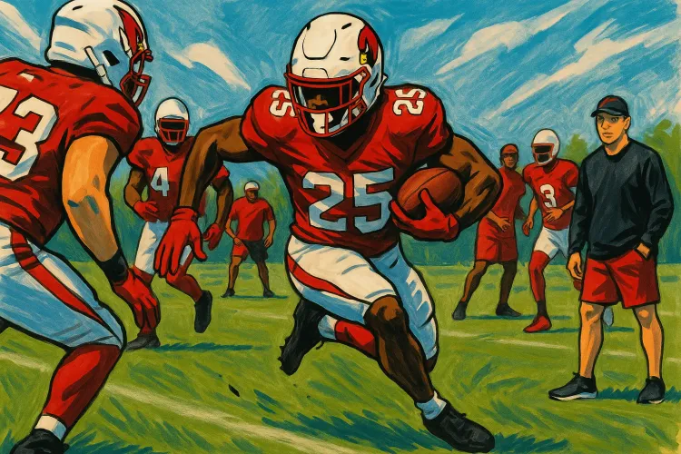 Cardinals OC Hackett Tempered Enthusiasm for RB Jeremiyah Love