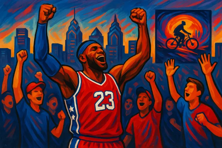 LeBron James Connects with Philly, Ushering New Era for 76ers