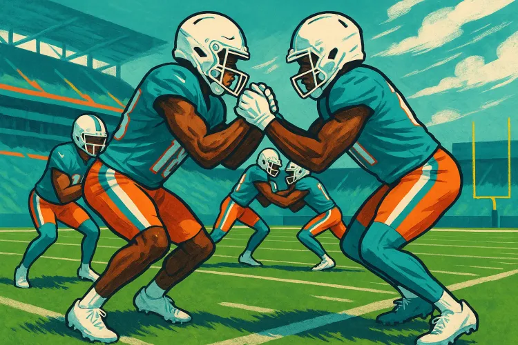 Dolphins' Hafley Emphasizes Blocking for Young Receivers in 2026