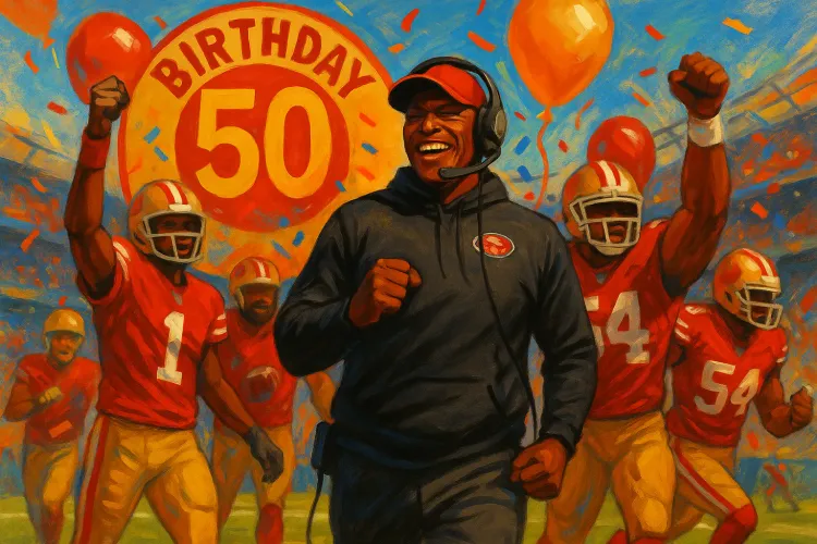 49ers' Raheem Morris Has a Unique 50th Birthday Amid Season
