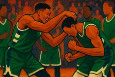 Giannis Antetokounmpo Sparks Curiosity with Huddle Incident During Greece's Victory