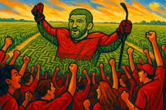 Ovechkin's Historic Goal Record Celebrated with Grand Corn Maze in Maryland