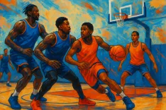 76ers Rookie VJ Edgecombe Shines at Rico Hines Runs with NBA Stars
