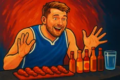 Luka Dončić Takes on 'Hot Ones' Wings, Shares Favorite Career Moments and Pre-Game Rituals