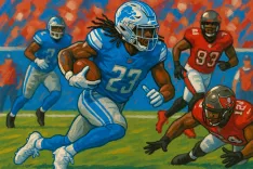 Jahmyr Gibbs Shines in Lions' Victory Over Bucs with Career-Defining Performance