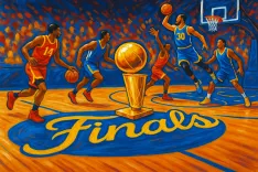 NBA Finals to Feature Larry O'Brien Trophy and Custom Court Design Amid Criticism