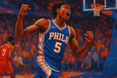 Rookie VJ Edgecombe Shines Bright in NBA Debut, Leading 76ers to Victory