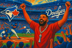 Drake Lights Up Game 1 of World Series as Blue Jays Face Dodgers