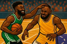 Jaylen Brown's Hairline Humor: A Call to LeBron Amid Strong Start for Celtics