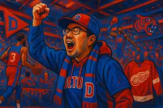 Dedicated Pistons Fan Travels 6,500 Miles from Korea for Epic NBA Experience