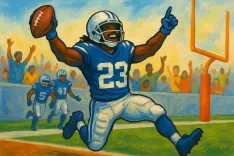 Rico Dowdle's Touchdown Celebration Sparks Penalty, But He Turns It into Charity Opportunity