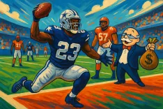 Rico Dowdle's Touchdown Celebration Lands Him a Fine, But He's Turning It into a Charitable Cause