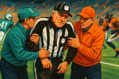 NFL Referee Adrian Hill Injured During Bills vs. Texans Game