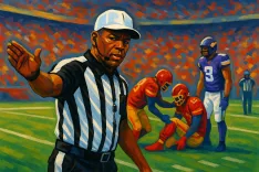 NFL Referee Adrian Hill Suffers Leg Injury During Bills vs. Texans Game