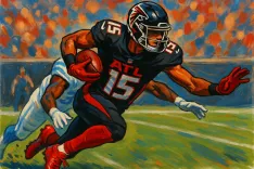 Falcons' Drake London Likely Out for Clash Against Jets Due to Knee Injury