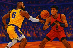 LeBron James' Streak Ends, But Lakers Triumph Over Raptors