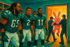 Eagles' Positivity Rabbit Retired After Heartbreaking Overtime Loss to Chargers