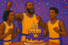 Lakers Honor LeBron James on His 41st Birthday with Cake and Celebrations