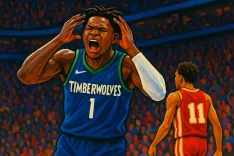 Frustration Mounts for Timberwolves' Anthony Edwards Amidst Loss to Hawks