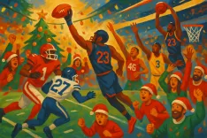 Christmas Sports Showdown: NFL Dominates Ratings, NBA Shines on Social Media