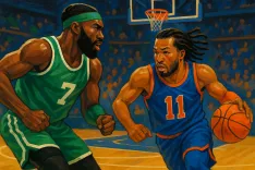 Jaylen Brown Reacts to Jalen Brunson Winning Eastern Conference Player of the Month